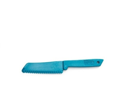 Fox Run Bakeware Buddy Knife, food grade safe plastic kitchen knife,1 x 8 x 0.5, Blue, 4-Inch Blade