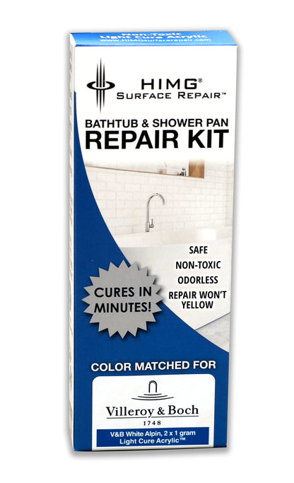HIMG Bathtub & Shower Pan Repair Kit (V&B Alpin White)