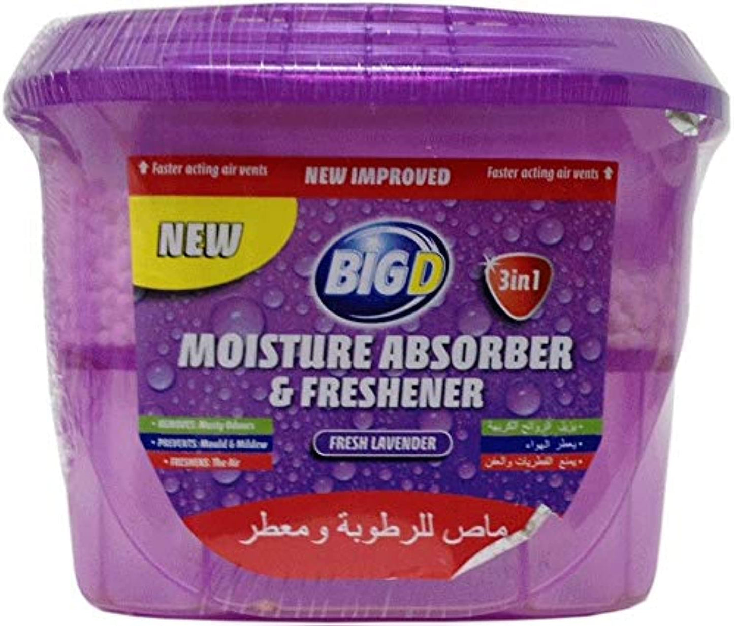 Big D Moisture Absorber And Freshener - Lavender